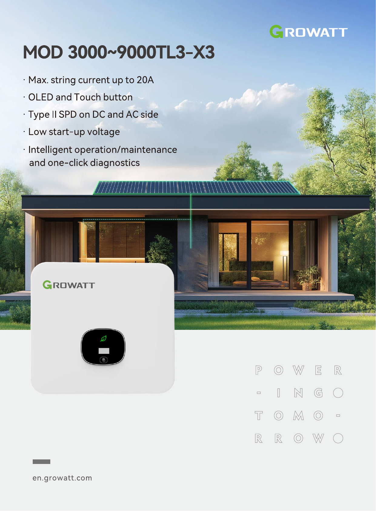 Growatt MOD 5000TL3-X (AFCI) — фото 2